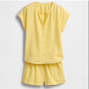 NWT Gap Gauze PJ set X-Large